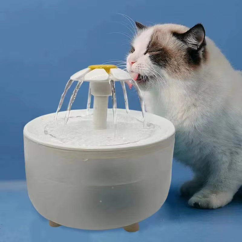 Pets Water Fountain Auto Filter USB Electric Cat Drinker Bowl