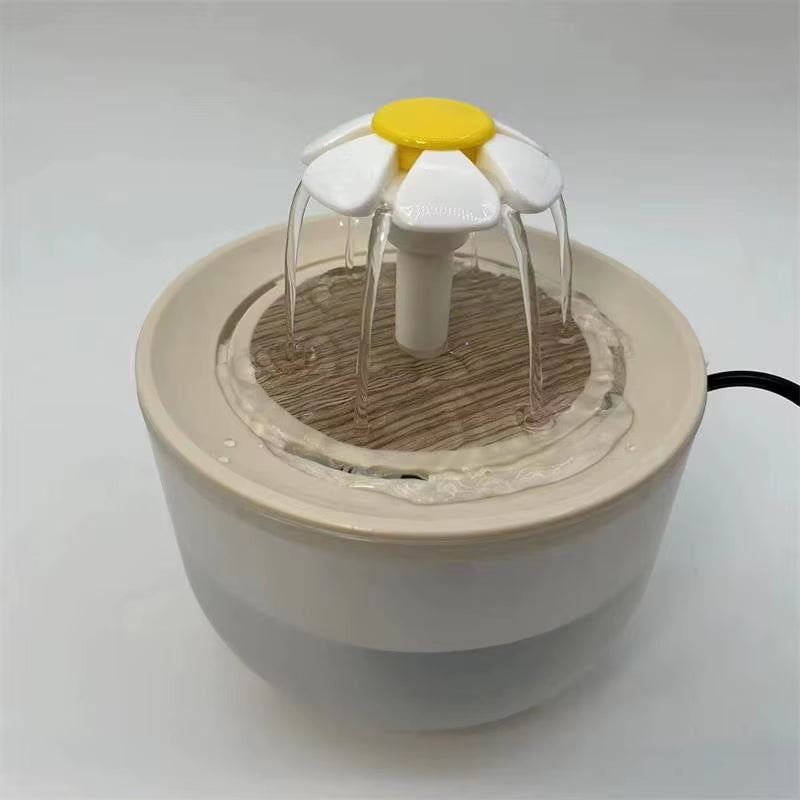 Pets Water Fountain Auto Filter USB Electric Cat Drinker Bowl